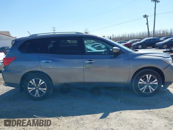 2017 Nissan Pathfinder SL with VIN 5N1DR2MM1HC643706, listed as a IAAI auction lot 41907925 with 88,577 mi miles. Bid and sale history available at carsss.com. Image 13.