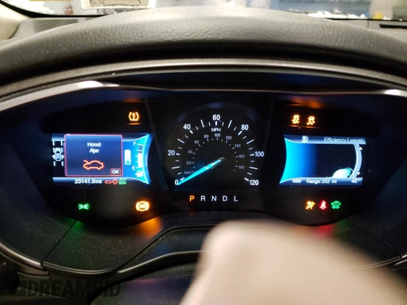 2019 Ford Fusion Hybrid SE with VIN 3FA6P0LU1KR165083, listed as a Copart auction lot 38087633 with 23,141 mi miles. Bid and sale history available at carsss.com. Image 9.