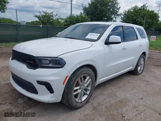 2022 Dodge Durango GT Plus with VIN 1C4RDJDG8NC220033, listed as a IAAI auction lot 39850134 with 44,812 mi miles. Bid and sale history available at carsss.com. Image 22.