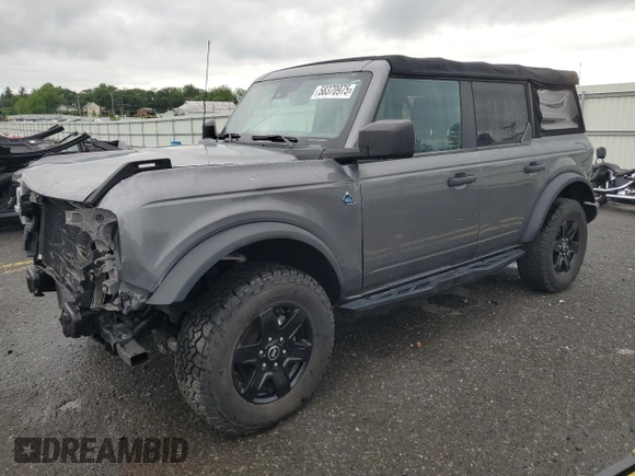 2022 Ford Bronco with VIN 1FMEE5BP6NLA79660, listed as a Copart auction lot 58370975 with 28,359 mi miles and Salvage title. Bid and sale history available at DreamBid. Image 1.