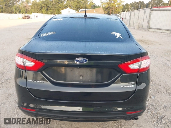 2015 Ford Fusion SE Hybrid with VIN 3FA6P0LU8FR310626, listed as a IAAI auction lot 40048581 with 124,086 mi miles and . Bid and sale history available at DreamBid. Image 16.