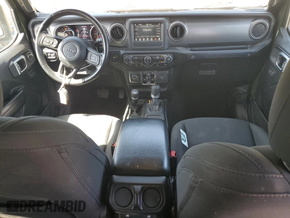 2021 Jeep Wrangler Unlimited Willys z VIN 1C4HJXDN5MW683606, wystawiony jako Copart lot #57485965 z przebiegiem 71 574 mil mil oraz Szkoda całkowita • Salvage title. Historia ofert i sprzedaży dostępna na DreamBid. Obrazek 8.