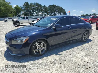 2018 Mercedes-Benz CLA 250 with VIN WDDSJ4EB8JN635999, listed as a Copart auction lot 57952645 with 76,423 mi miles and Salvage title. Bid and sale history available at DreamBid. Image 1.