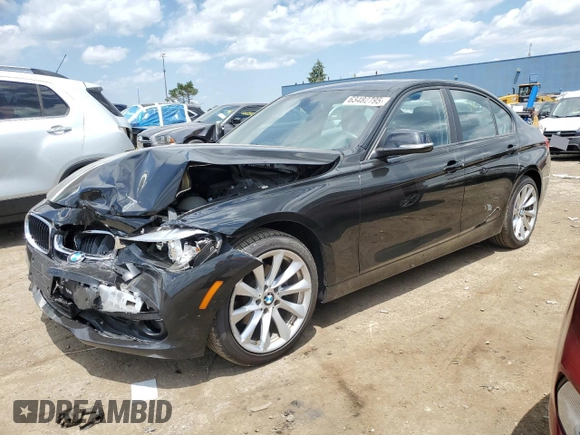 2017 BMW 3 Series 320i xDrive with VIN WBA8E5G37HNU43470, listed as a Copart auction lot 63482795 with 111,647 mi miles and Salvage title. Bid and sale history available at DreamBid. Image 1.