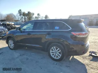 2016 Toyota Highlander LE with VIN 5TDBKRFHXGS274379, listed as a Copart auction lot 47283535 with 185,512 mi miles and Salvage Title. Bid and sale history available at carsss.com. Image 2.