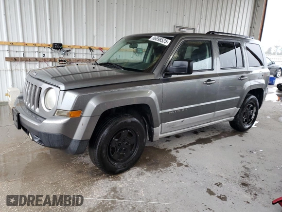 2012 Jeep Patriot Sport with VIN 1C4NJPBA1CD538575, listed as a Copart auction lot 56698525 with 179,366 mi miles and Clean Title. Bid and sale history available at DreamBid. Image 1.