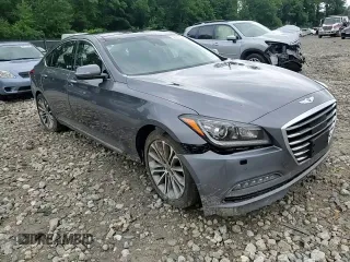 2016 Hyundai Genesis 3.8L with VIN KMHGN4JE2GU116140, listed as a Copart auction lot 59967204 with 134,966 mi miles and Salvage Title. Bid and sale history available at carsss.com. Image 11.