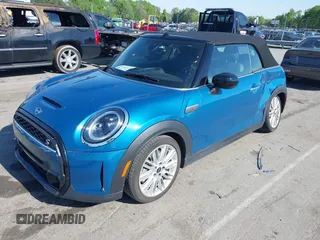 2024 MINI Convertible Cooper S with VIN WMW43DL00R3R86652, listed as a IAAI auction lot 41991333 with 7,417 mi miles and . Bid and sale history available at DreamBid. Image 2.