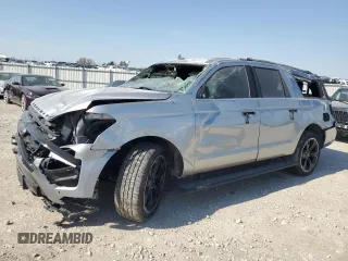 2024 Ford Expedition Max Limited z VIN 1FMJK2A87REA69701, wystawiony jako Copart lot #89061615 z przebiegiem 3 801 mil mil oraz Szkoda całkowita • Salvage title. Historia ofert i sprzedaży dostępna na DreamBid. Obrazek 1.