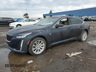 2020 Cadillac CT5 Luxury with VIN 1G6DX5RKXL0155211, listed as a Copart auction lot 46725745 with 49,911 mi miles and Salvage Title. Bid and sale history available at carsss.com. Image 1.
