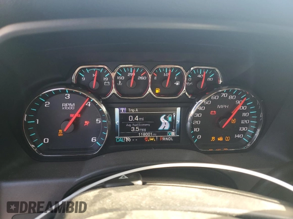 2017 GMC Sierra 1500 SLT z VIN 3GTU2NEC2HG485776, wystawiony jako Copart lot #56396215 z przebiegiem 118 001 mil mil oraz Szkody całkowita. Historia ofert i sprzedaży dostępna na DreamBid. Obrazek 9.