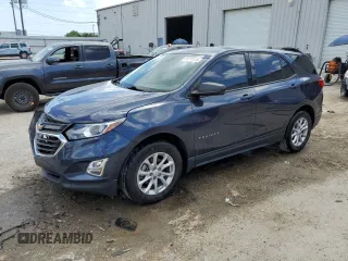 2018 Chevrolet Equinox LS with VIN 3GNAXHEVXJL103683, listed as a Copart auction lot 51414335 with 98,528 mi miles and Salvage Title. Bid and sale history available at DreamBid. Image 1.