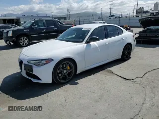 2020 Alfa Romeo Giulia with VIN ZARFAMAN6L7626100, listed as a Copart auction lot 51003135 with 41,991 mi miles and Salvage title. Bid and sale history available at DreamBid. Image 11.