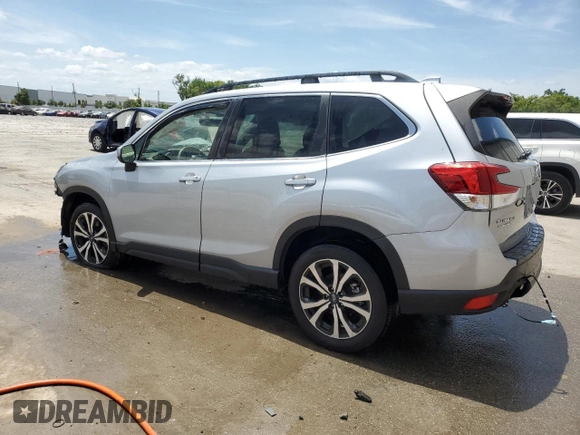 2022 Subaru Forester Limited с VIN JF2SKAPC7NH476653, выставлен на аукционе Copart как лот 55281355 с пробегом 21 219 миль миль и На запчасти • Non repairable. История ставок и продаж доступна на DreamBid. Изображение 2.