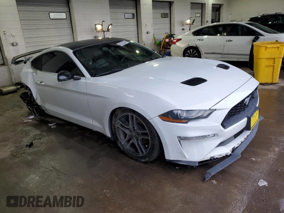2019 Ford Mustang EcoBoost with VIN 1FA6P8TH1K5151821, listed as a Copart auction lot 50898815 with 76,497 mi miles and Clean Title. Bid and sale history available at carsss.com. Image 4.