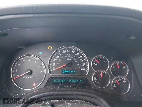2005 GMC Envoy SLT with VIN 1GKDT13S352258640, listed as a IAAI auction lot 41226997 with 159,665 mi miles. Bid and sale history available at carsss.com. Image 7.