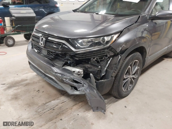 2021 Honda CR-V EX-L with VIN 2HKRW2H87MH673744, listed as a IAAI auction lot 41710643 with 31,700 mi miles. Bid and sale history available at carsss.com. Image 6.
