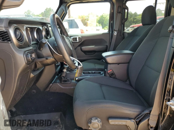 2019 Jeep Wrangler Unlimited Sport S с VIN 1C4HJXDGXKW610844, выставлен на аукционе Copart как лот 57952945 с пробегом 62 171 миль миль и Списание • Salvage title. История ставок и продаж доступна на DreamBid. Изображение 7.
