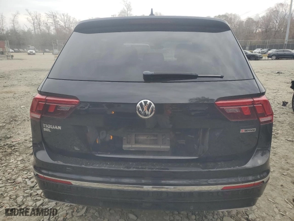 2020 Volkswagen Tiguan SEL Premium R-Line with VIN 3VV4B7AX3LM064598, listed as a Copart auction lot 81457484 with 0 mi miles and Salvage Title. Bid and sale history available at carsss.com. Image 6.