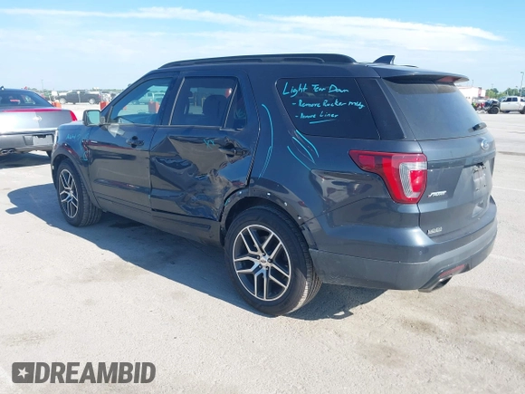 2017 Ford Explorer Sport with VIN 1FM5K8GT6HGD63299, listed as a IAAI auction lot 42602283 with 133,417 mi miles and . Bid and sale history available at DreamBid. Image 3.