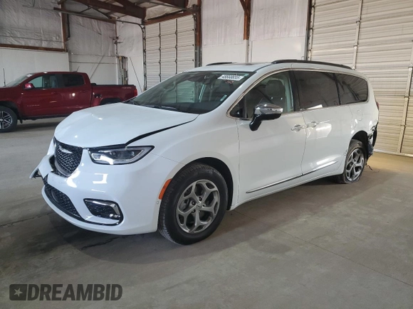 2023 Chrysler Pacifica Limited with VIN 2C4RC3GG0PR576447, listed as a Copart auction lot 48668655 with Not provided miles and Salvage title. Bid and sale history available at DreamBid. Image 1.