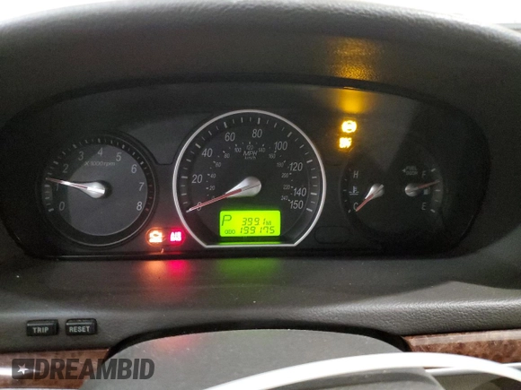 2007 Hyundai Sonata GLS with VIN 5NPET46C47H232071, listed as a Copart auction lot 44435735 with 199,175 mi miles and Salvage Title. Bid and sale history available at DreamBid. Image 9.