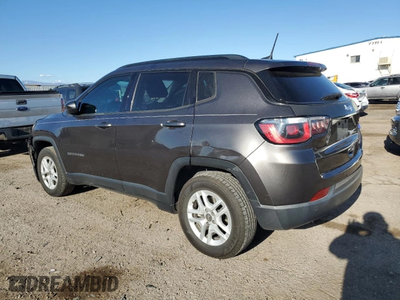 2018 Jeep Compass Sport with VIN 3C4NJCAB7JT250795, listed as a Copart auction lot 48939925 with 144,823 mi miles and Salvage Title. Bid and sale history available at carsss.com. Image 2.