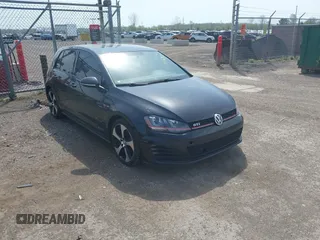 2017 Volkswagen Golf GTI S with VIN 3VW5T7AU9HM009289, listed as a IAAI auction lot 42152337 with 144,331 mi miles. Bid and sale history available at carsss.com. Image 1.