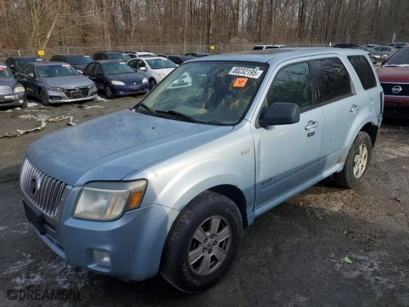 2008 Mercury Mariner with VIN 4M2CU81188KJ03166, listed as a Copart auction lot 88232195 with 0 mi miles and Salvage Title. Bid and sale history available at carsss.com. Image 1.