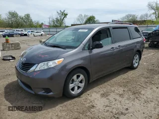 2012 Toyota Sienna LE AAS with VIN 5TDKK3DC6CS222097, listed as a Copart auction lot 54844935 with 169,244 mi miles and Salvage title. Bid and sale history available at DreamBid. Image 1.