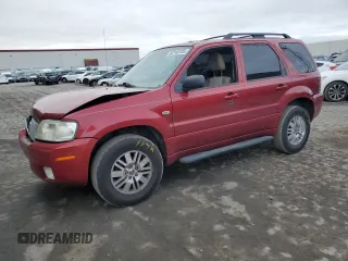 2005 Mercury Mariner Convenience with VIN 4M2YU56Z85DJ12274, listed as a Copart auction lot 52148105 with 213,826 mi miles and Salvage title. Bid and sale history available at DreamBid. Image 1.