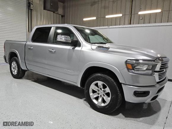 2021 Ram 1500 Laramie with VIN 1C6SRFJT4MN757168, listed as a Copart auction lot 52543185 with 47,031 mi miles and Clean Title. Bid and sale history available at carsss.com. Image 4.