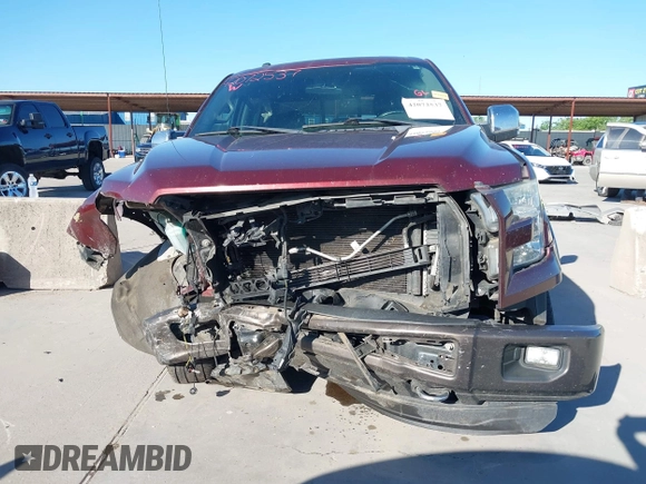 2015 Ford F-150 XLT with VIN 1FTEW1EG5FKE38039, listed as a IAAI auction lot 42072537 with 161,482 mi miles and . Bid and sale history available at DreamBid. Image 13.