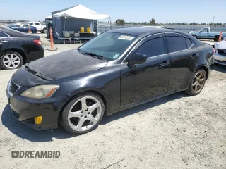 2007 Lexus IS 250 with VIN JTHBK262172049941, listed as a Copart auction lot 62213785 with 209,558 mi miles and Clean title. Bid and sale history available at DreamBid. Image 1.