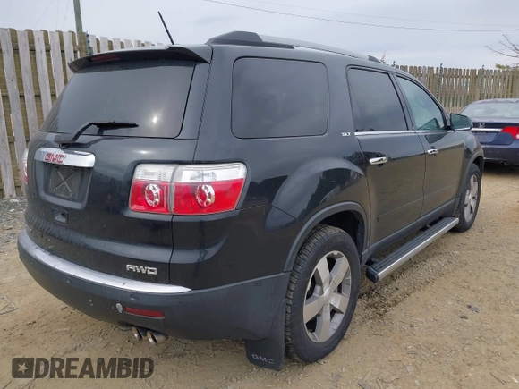 2012 GMC Acadia SLT1 with VIN 1GKKVREDXCJ251640, listed as a IAAI auction lot 41589986 with 178,580 mi miles and . Bid and sale history available at carsss.com. Image 4.