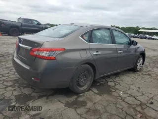 2015 Nissan Sentra SV with VIN 3N1AB7AP8FL635128, listed as a Copart auction lot 53546145 with 203,270 mi miles and Salvage Title. Bid and sale history available at DreamBid. Image 3.
