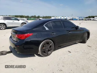 2015 Infiniti Q50 Premium with VIN JN1BV7AR4FM418940, listed as a Copart auction lot 55661885 with 71,352 mi miles and Clean Title. Bid and sale history available at carsss.com. Image 3.
