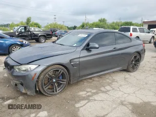 2016 BMW M4 with VIN WBS3R9C56GK335723, listed as a Copart auction lot 57647274 with 164,379 mi miles and Salvage Title. Bid and sale history available at carsss.com. Image 1.