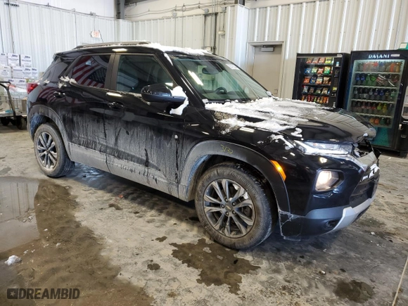 2022 Chevrolet TrailBlazer LT with VIN KL79MPS27NB107400, listed as a Copart auction lot 87473034 with 29,901 mi miles and Salvage Title. Bid and sale history available at carsss.com. Image 4.