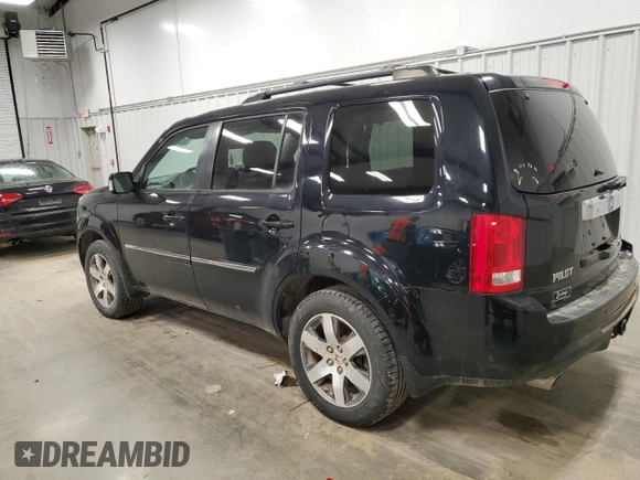 2015 Honda Pilot Touring with VIN 5FNYF4H9XFB038924, listed as a Copart auction lot 51756665 with 189,205 mi miles and Salvage Title. Bid and sale history available at DreamBid. Image 2.