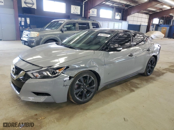 2017 Nissan Maxima SR with VIN 1N4AA6AP2HC392270, listed as a Copart auction lot 50774935 with 107,789 mi miles and Salvage Title. Bid and sale history available at carsss.com. Image 1.