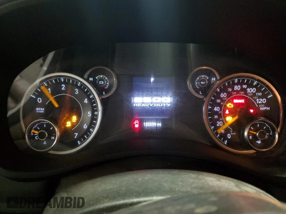 2019 Ram 2500 Tradesman with VIN 3C6UR5HJ2KG633607, listed as a Copart auction lot 79830924 with 123,559 mi miles and Salvage title. Bid and sale history available at DreamBid. Image 9.