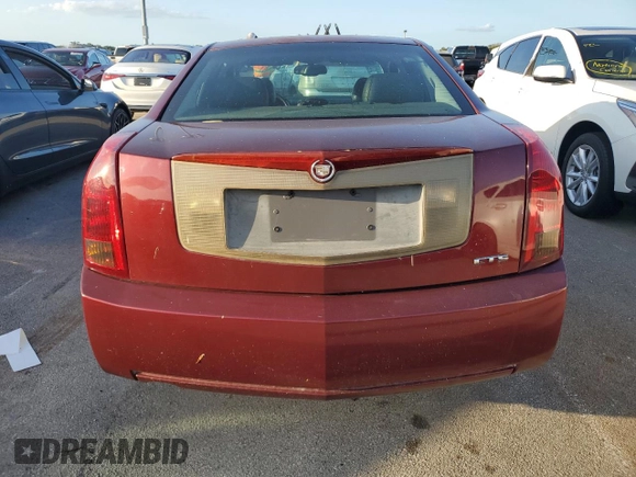 2003 Cadillac CTS with VIN 1G6DM57N930170594, listed as a Copart auction lot 75062264 with 0 mi miles and Salvage Title. Bid and sale history available at carsss.com. Image 6.