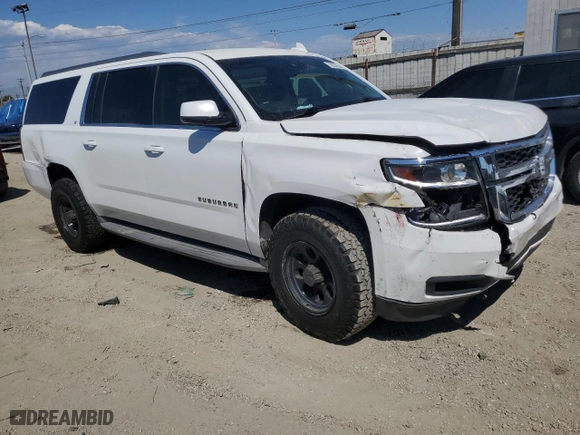 2017 Chevrolet Suburban LT with VIN 1GNSCHKC7HR171574, listed as a Copart auction lot 70638504 with 89,664 mi miles and Salvage Title. Bid and sale history available at carsss.com. Image 4.