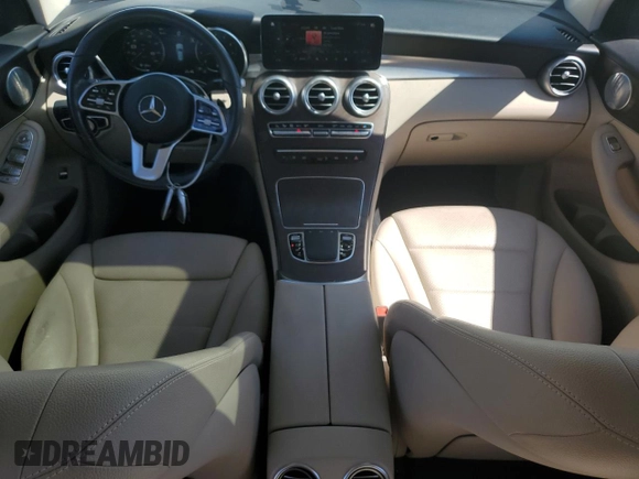 2021 Mercedes-Benz GLC 300 with VIN W1N0G8EB1MF869447, listed as a Copart auction lot 58706025 with 70,706 mi miles and Salvage title. Bid and sale history available at DreamBid. Image 8.