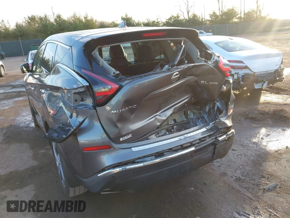2021 Nissan Murano SL with VIN 5N1AZ2CS6MC130755, listed as a IAAI auction lot 40950186 with 48,134 mi miles and . Bid and sale history available at DreamBid. Image 6.