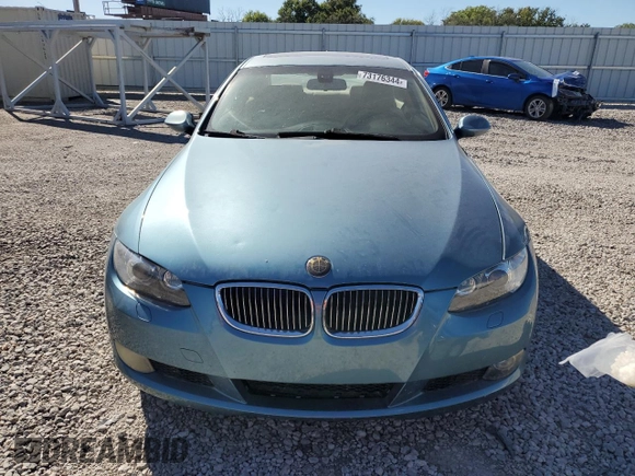2007 BMW 3 Series 328xi with VIN WBAWV53577PF95222, listed as a Copart auction lot 73176344 with 162,683 mi miles and Salvage title. Bid and sale history available at DreamBid. Image 5.