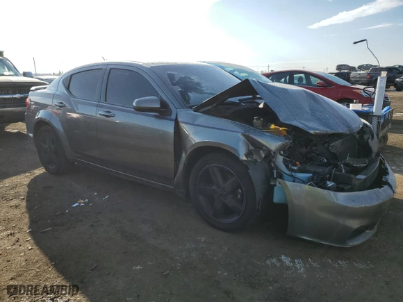 2013 Dodge Avenger SXT with VIN 1C3CDZCG5DN726142, listed as a Copart auction lot 45794365 with 65,572 mi miles and Salvage Title. Bid and sale history available at carsss.com. Image 4.