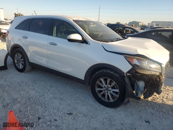 2019 Kia Sorento S V6 with VIN 5XYPG4A51KG496600, listed as a Copart auction lot 79968444 with 132,401 mi miles and Salvage Title. Bid and sale history available at carsss.com. Image 4.