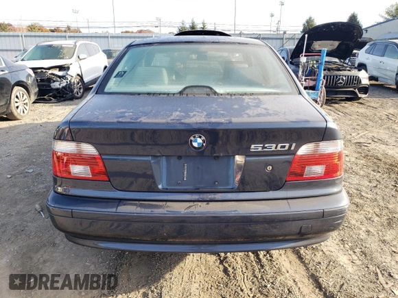 2002 BMW 5 Series 530iA with VIN WBADT63462CH92084, listed as a Copart auction lot 76998694 with 544,038 mi miles and Clean Title. Bid and sale history available at carsss.com. Image 6.